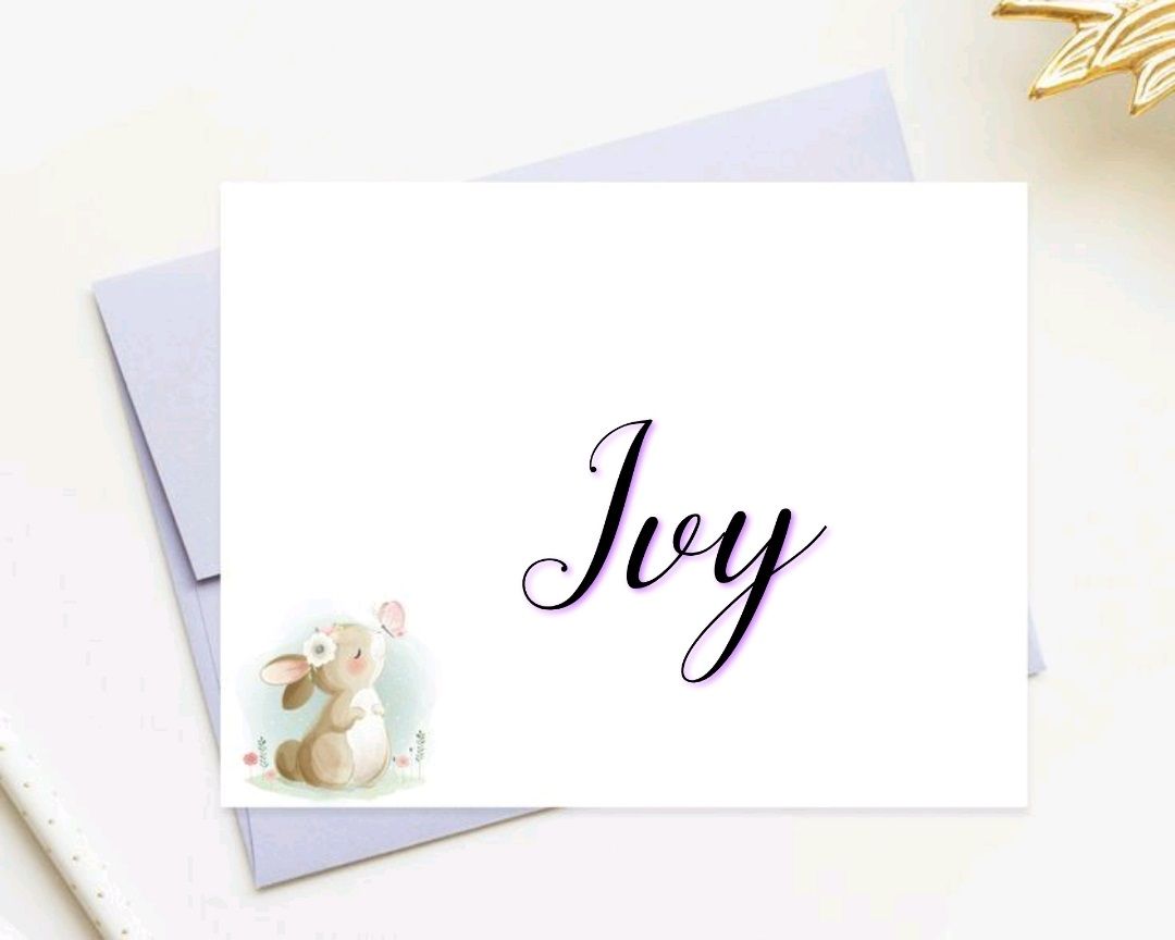 Ivy um nome pequeno e fácil de se pronuncia