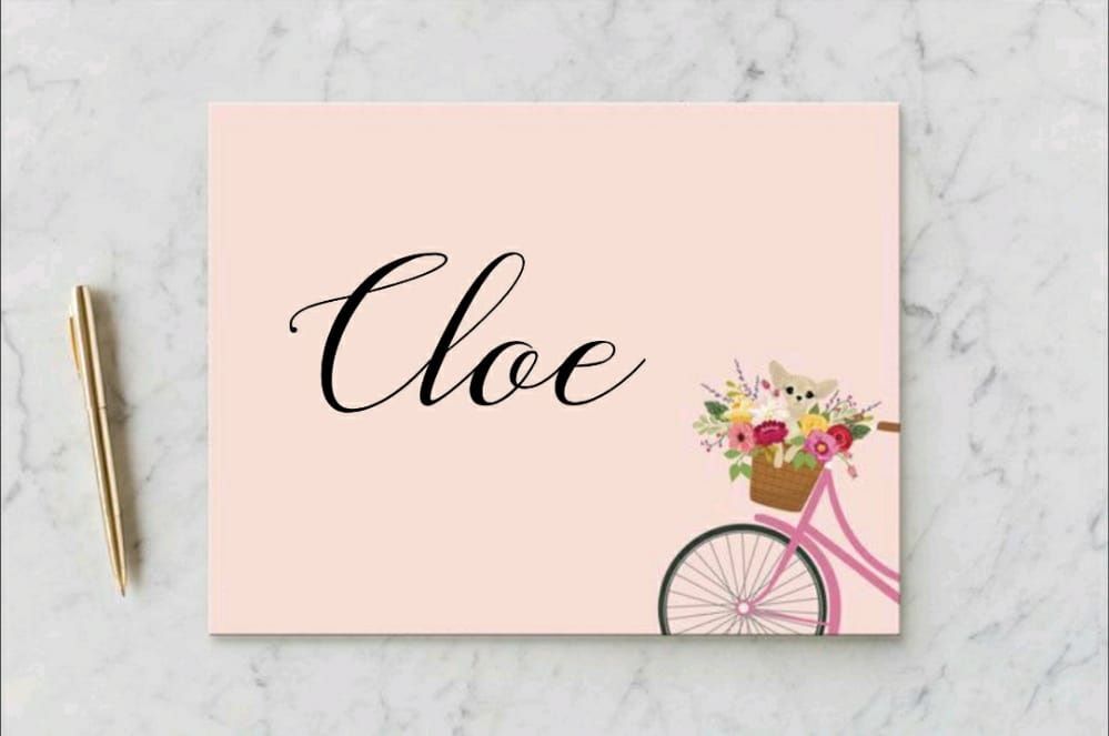 cloe uma linda e maravilhosa bebê com esse nome