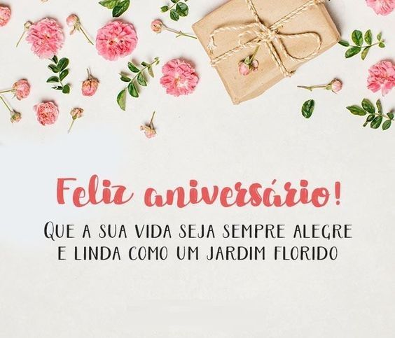 feliz aniversario que sua vida seja sempre alegre