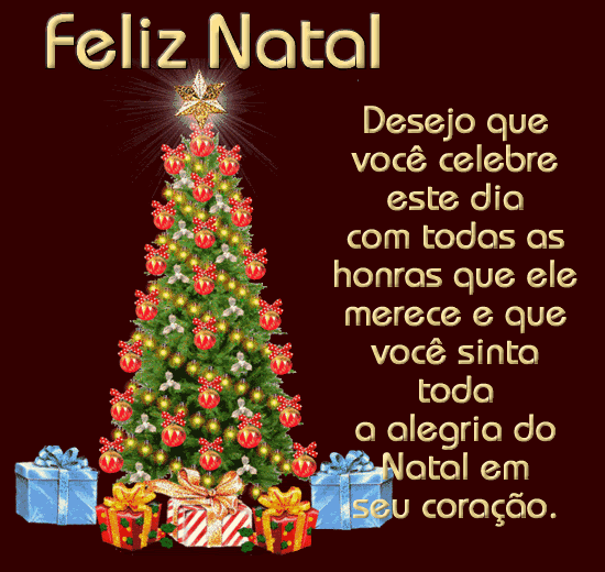 feliz natal com lindos gifs