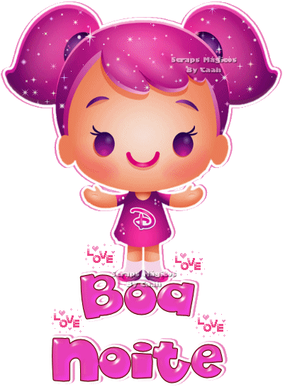 lindo gifs de boa noite com menininha