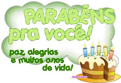 parabéns para você alegrias e muitos anos de vida