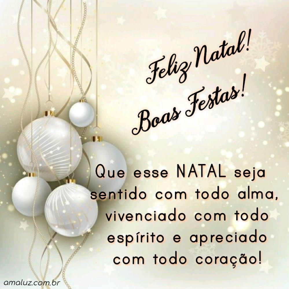 que esse natal seja sentido com toda alma feliz natal e boas festas