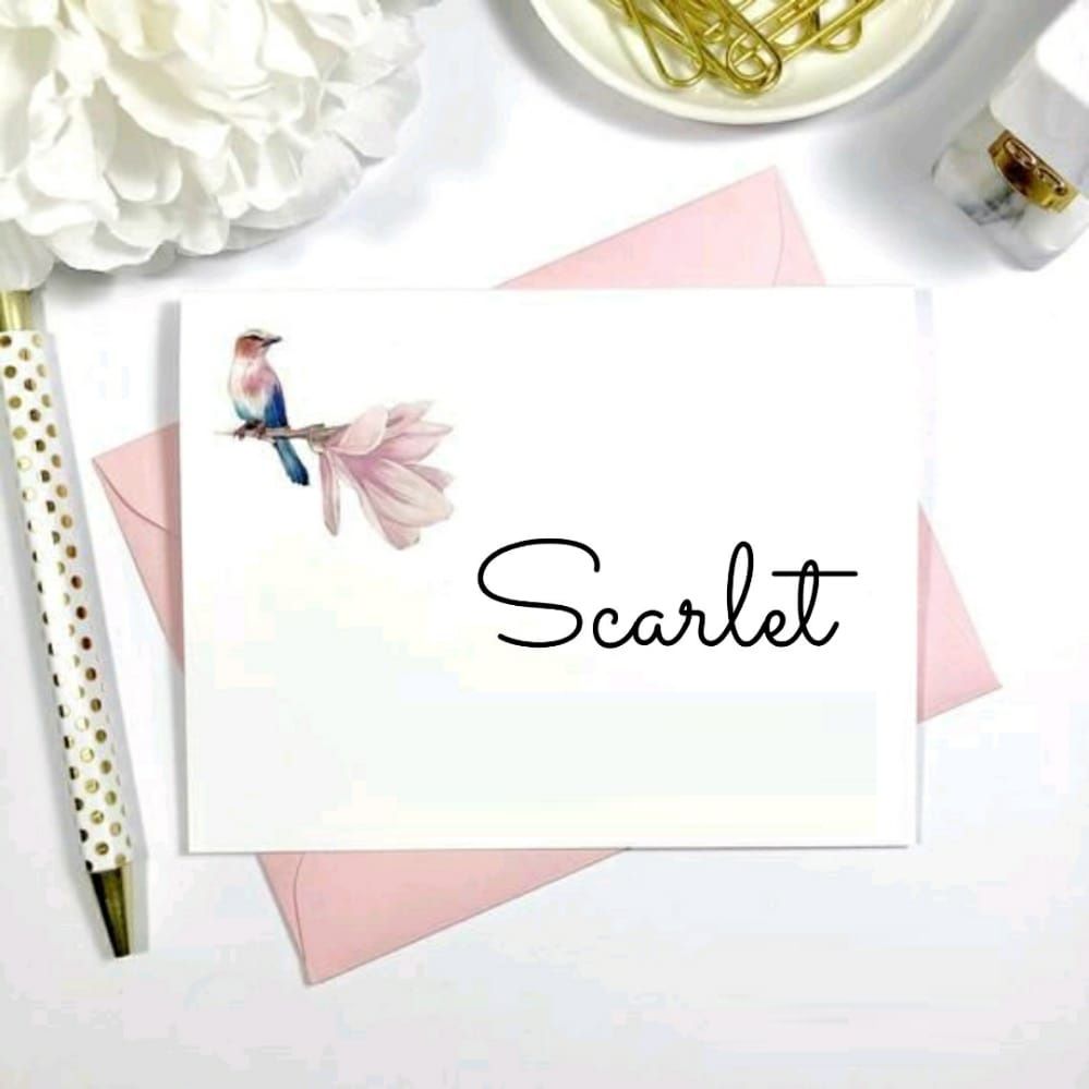 scarlet nome forte e bonito