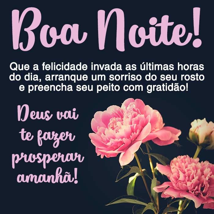 Boa noite! tenha uma noite maravilhosa, abençoada, e cheia de sonhos especiais