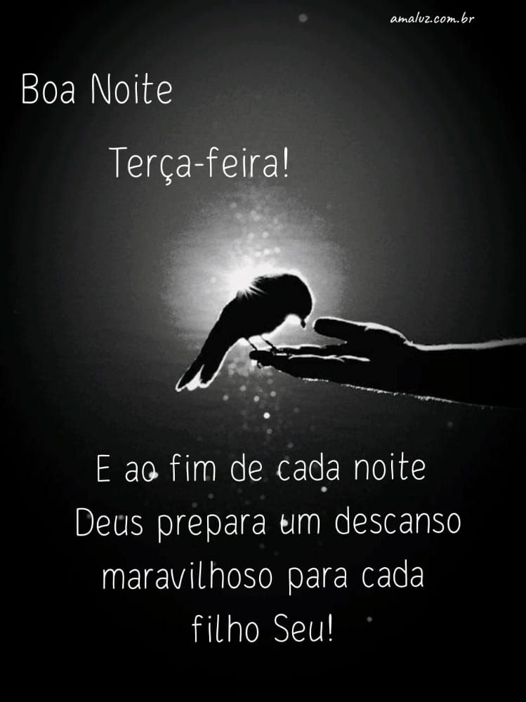 Deus prepara um descanso maravilhoso boa noite
