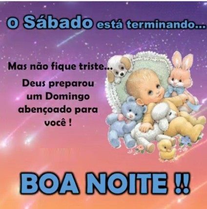 O sábado esta terminando