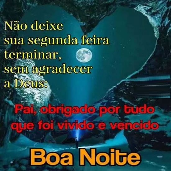 boa noite de segunda feira