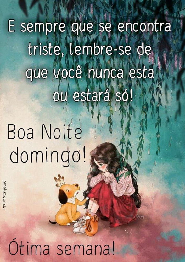 boa noite domingo ótima semana