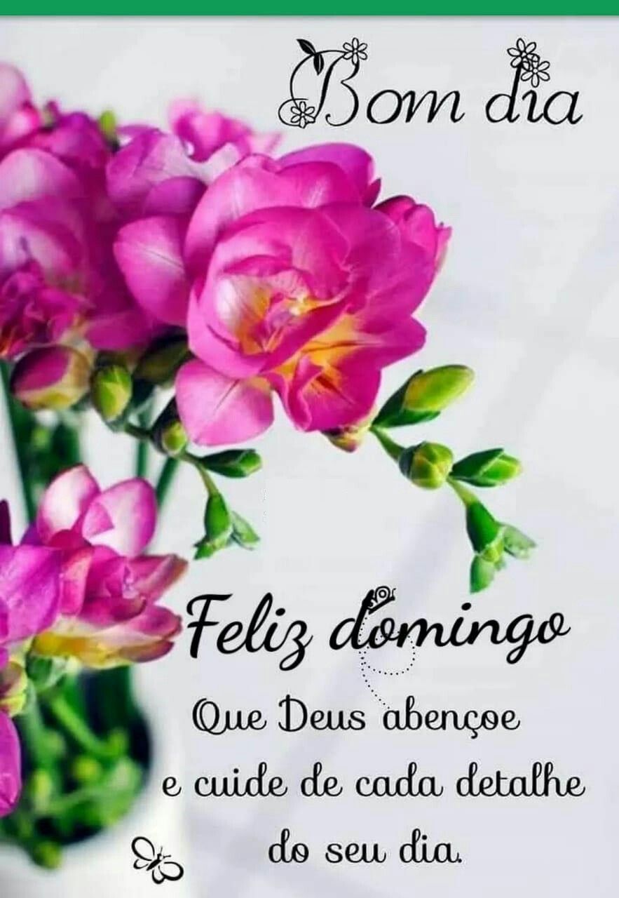 bom di de domingo feliz