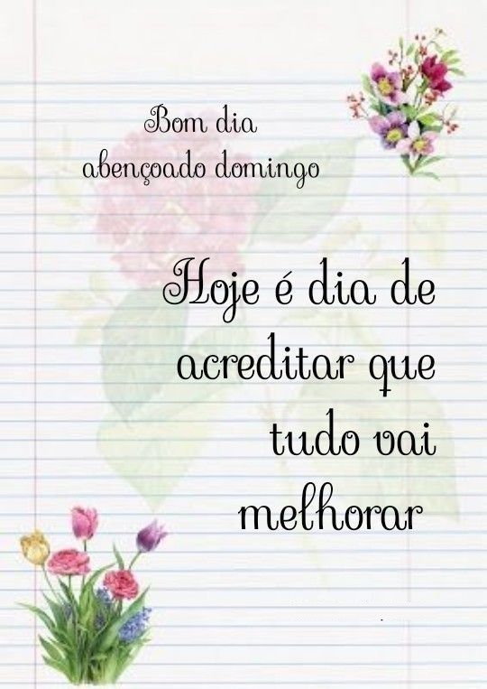 bom dia abençoado domingo