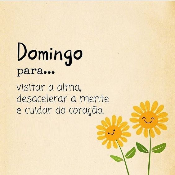 bom dia domingo