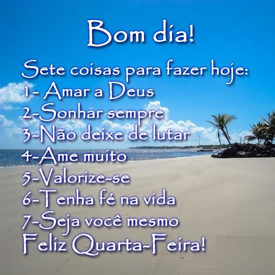 bom dia e feliz quaeta feirapra você