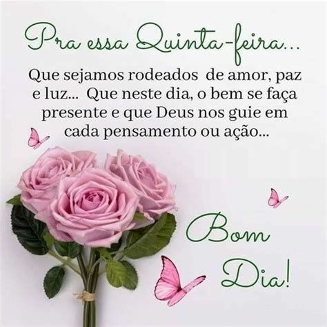 bom dia especial para essa quinta feira
