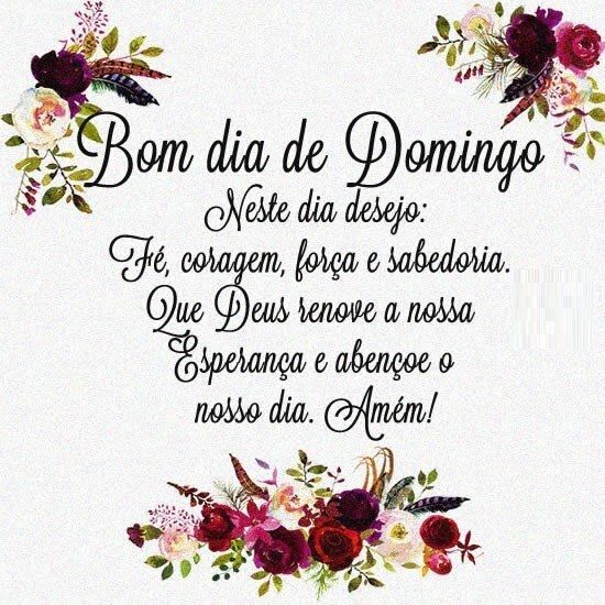bom dia felis de domingo