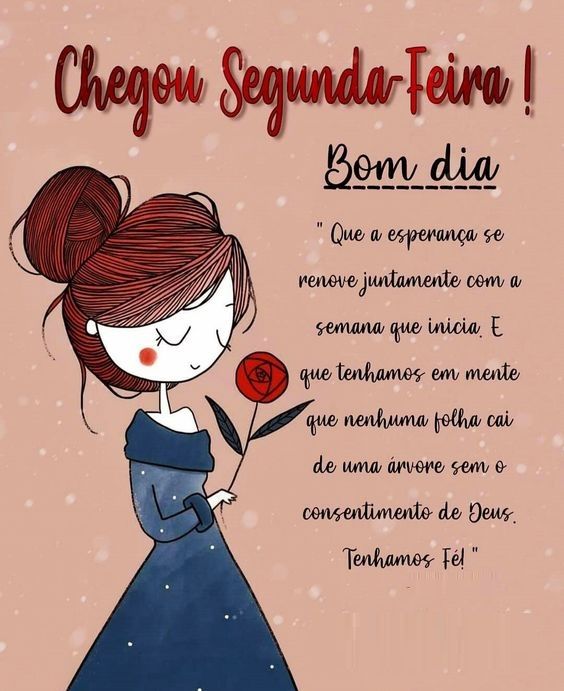 bom dia segunda feira chegando