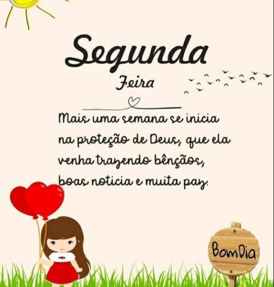 bom dia segunda feira mais uma semana se inicia