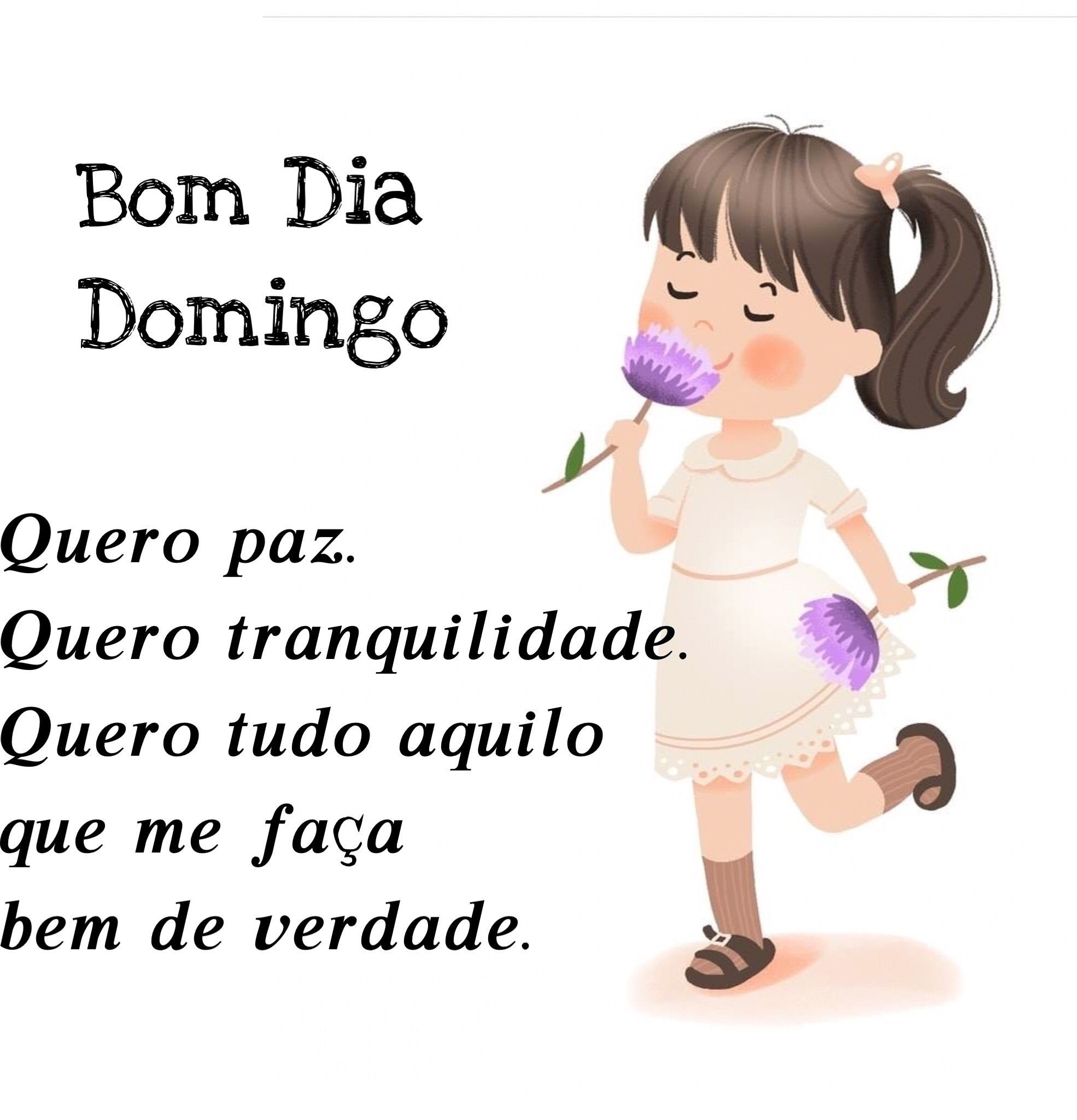 bom dia com um domingo de paz