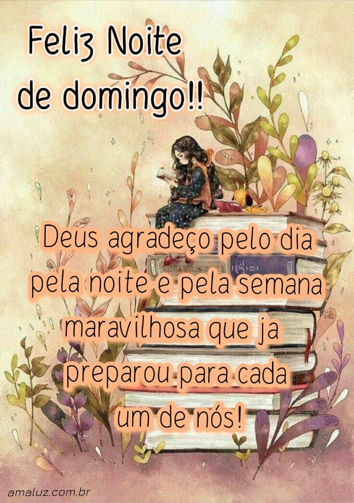 feliz noite de domingo
