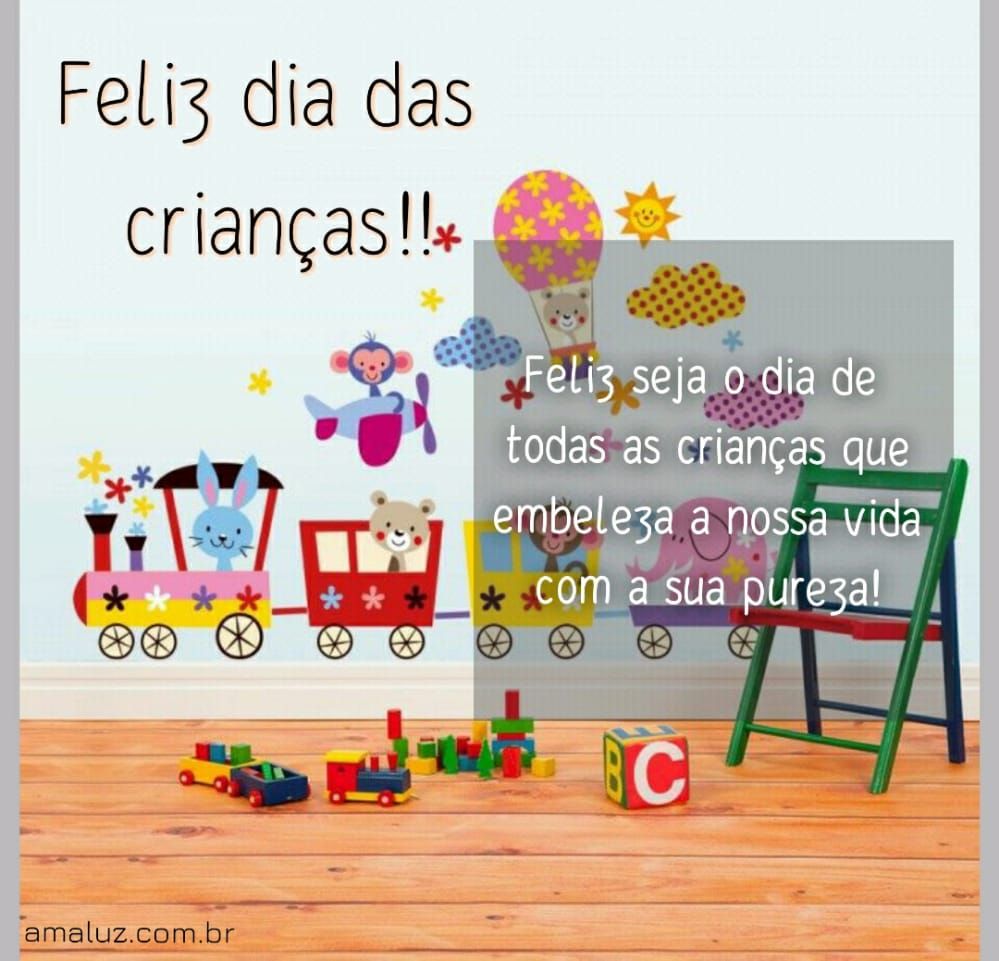 feliz seja o dia de todas as crianças