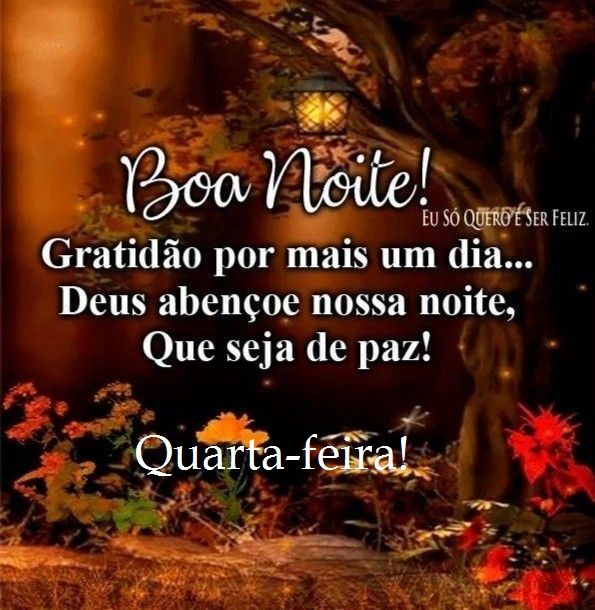 34 Imagens de Boa Noite Quarta Feira com Frases Bonitas