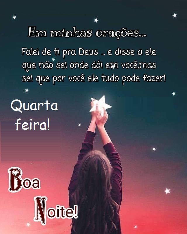 quarta feira boa noite