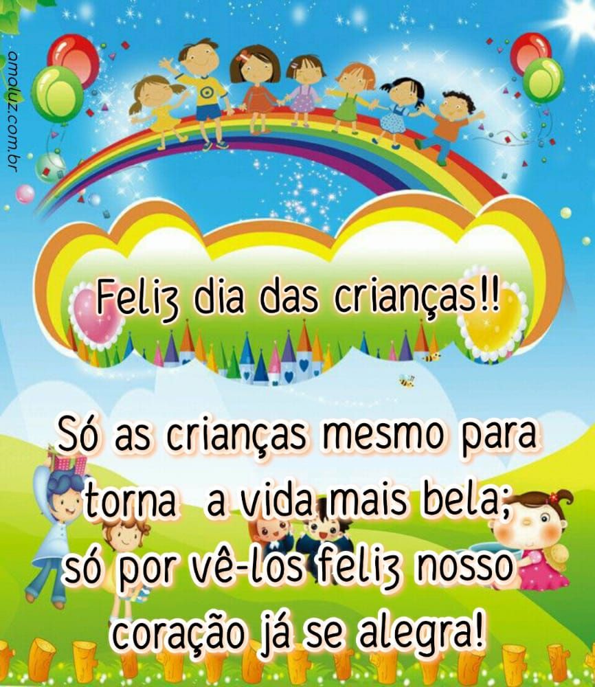 só as crianças para torna a vida mais bela