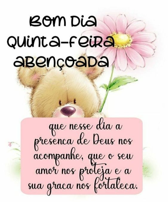 tenha um bom dia de quinta feira abençoada