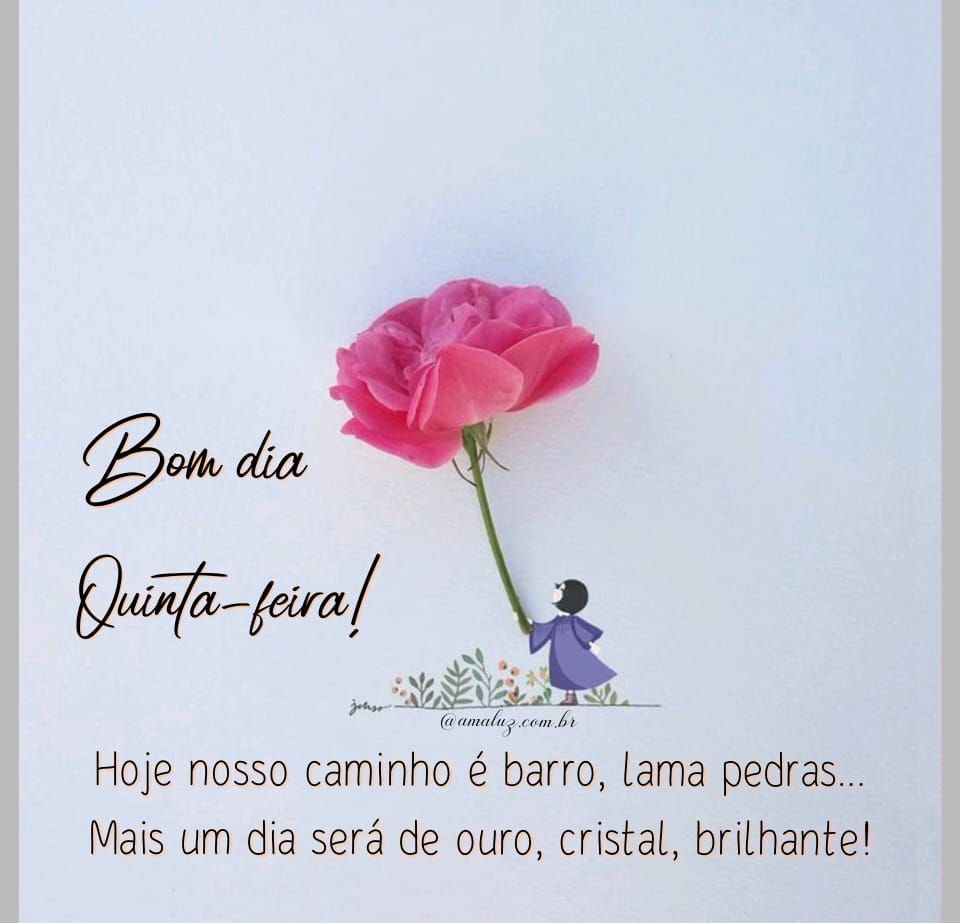 um dia nosso caminho será de ouro bom dia quinta feira imagens
