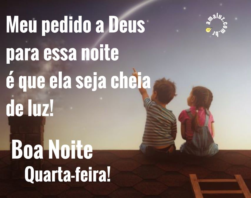 uma noite cheia de paz de quarta feira