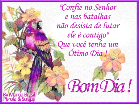 Bom dia confie no Senhor
