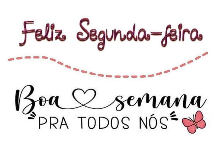 Bom dia de segunda feira para todos nós