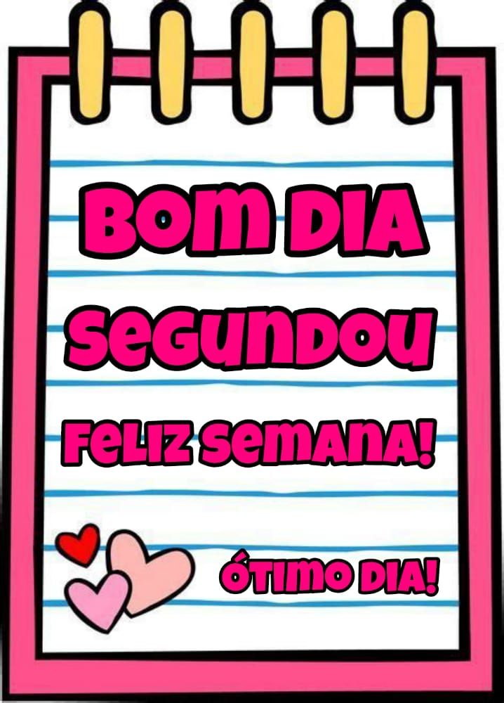 Figurinhas de Bom dia Segunda feira Bonitas para a Semana