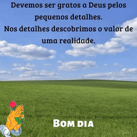 Devemos ser grato a Deus bom dia gifs