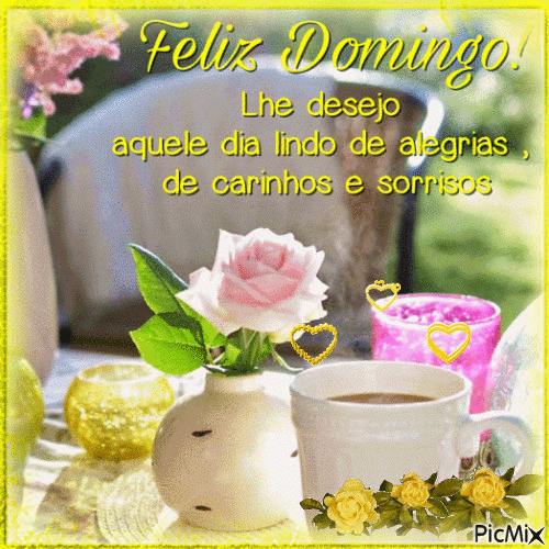 Domingo de carinho e sorrisos gif