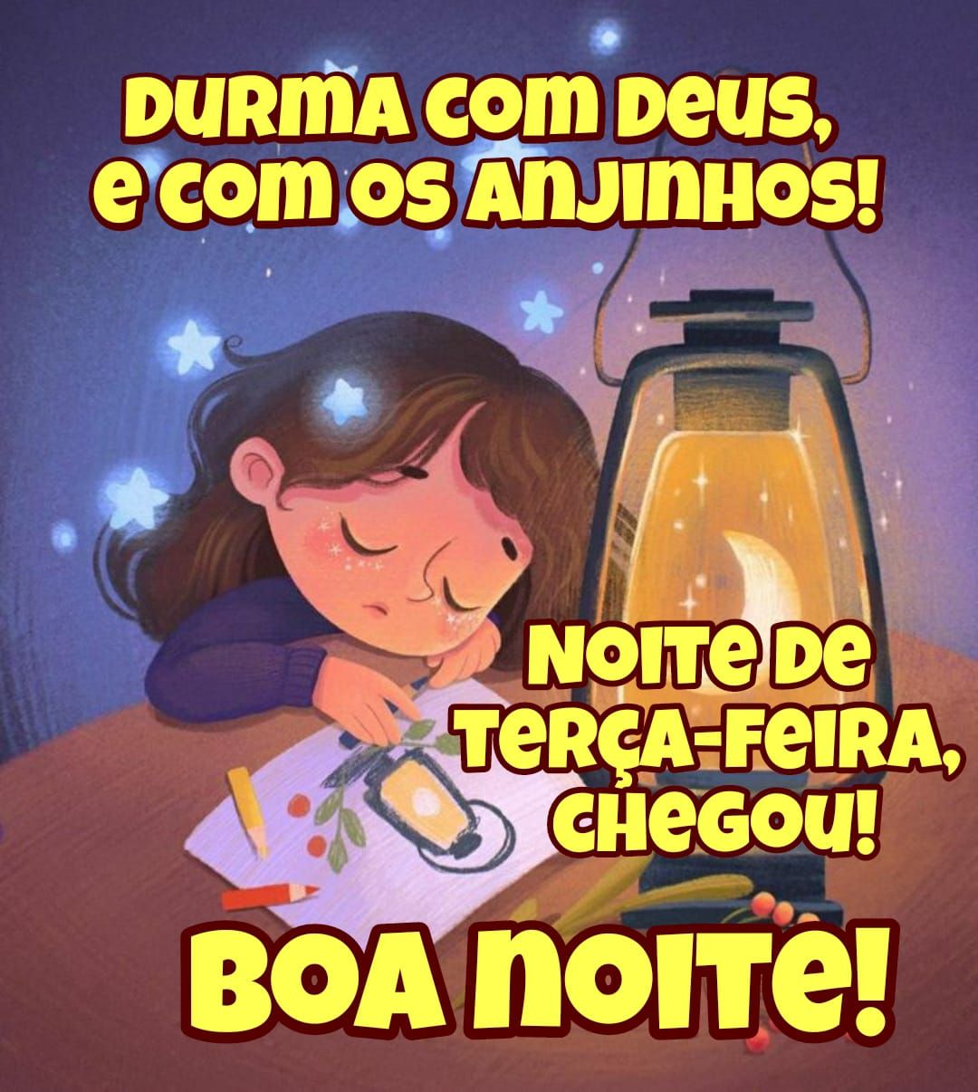 Durmam com Deus boa noite terça