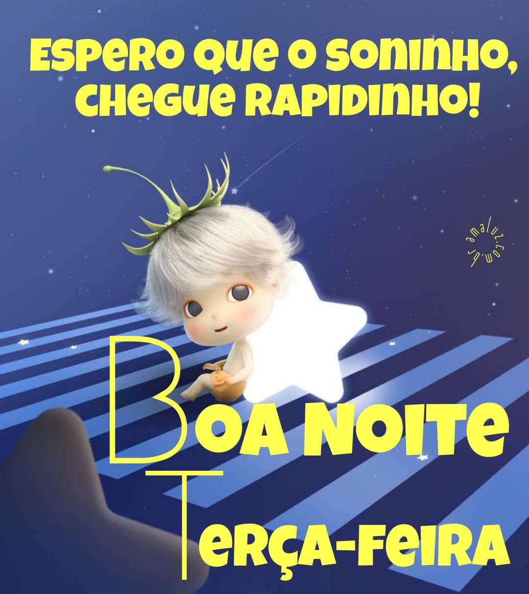 Espero que o sono chegue rápido boa noite terça feira