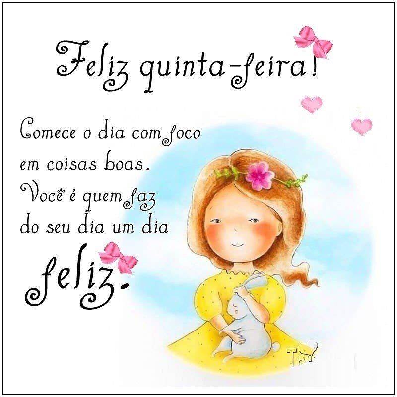 Feliz quinta feira com paz
