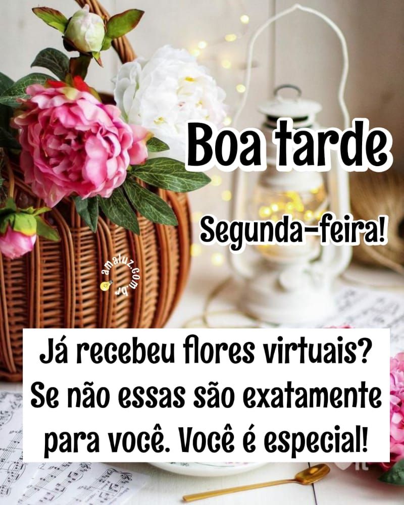 já recebeu flores virtuais boa tarde segunda imagens