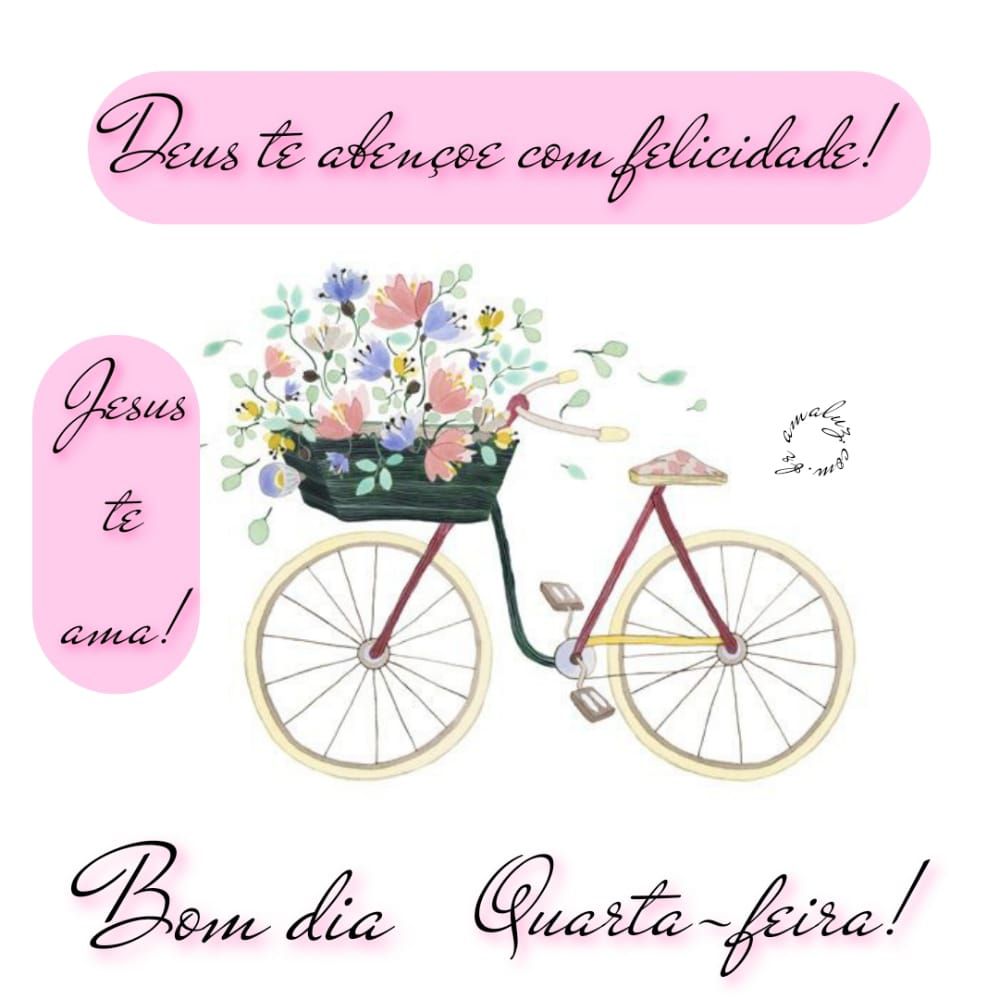 Jesus te amo bom dia quarta feira figurinhas