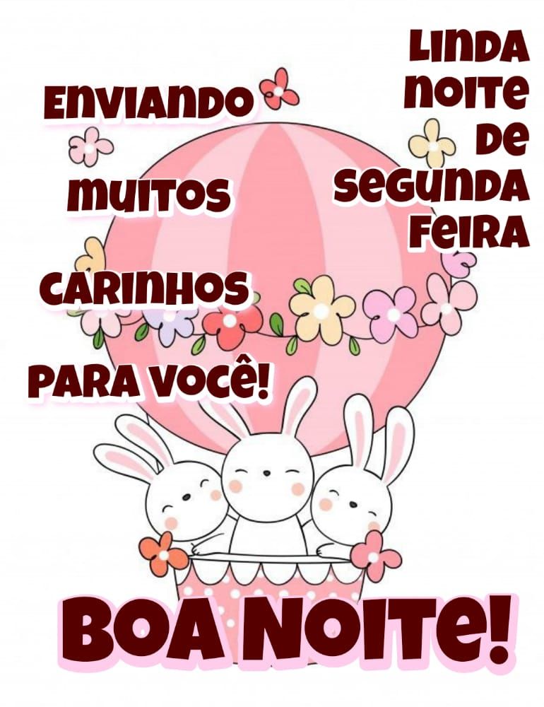 Linda noite de segunda feira