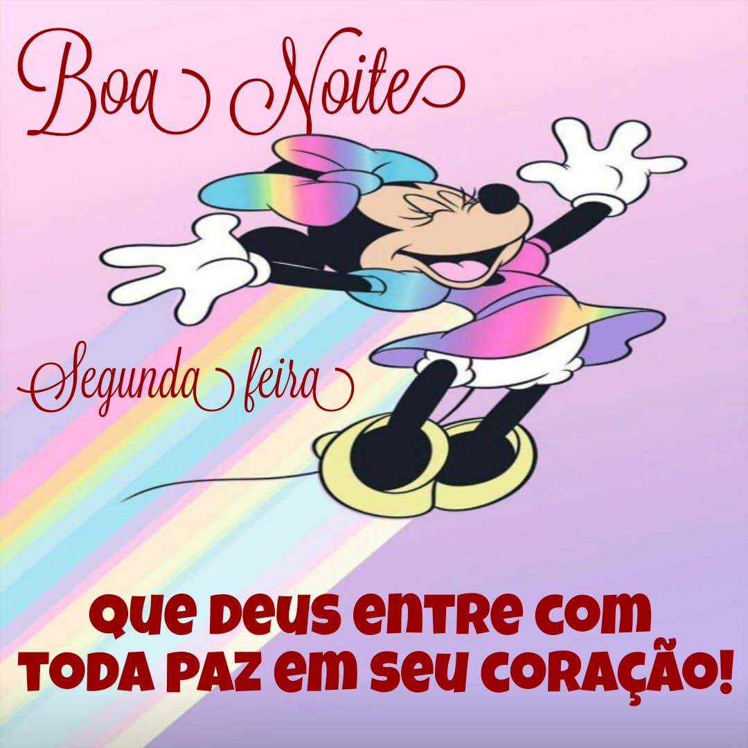 Que Deus entre com paz em seu coração boa noite segunda figurinhas