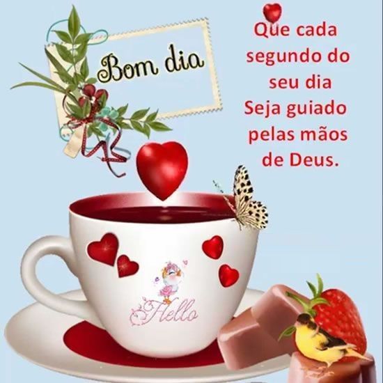 Um dia guiado por Deus bom dia