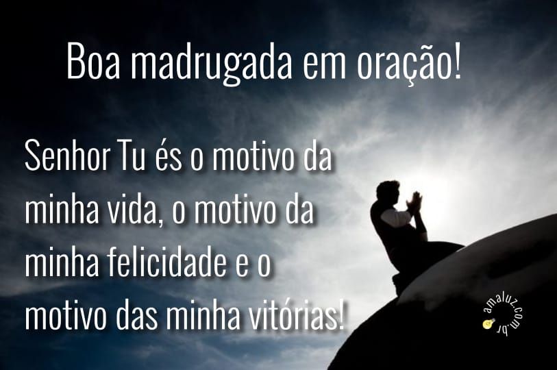 boa madrugada em oração