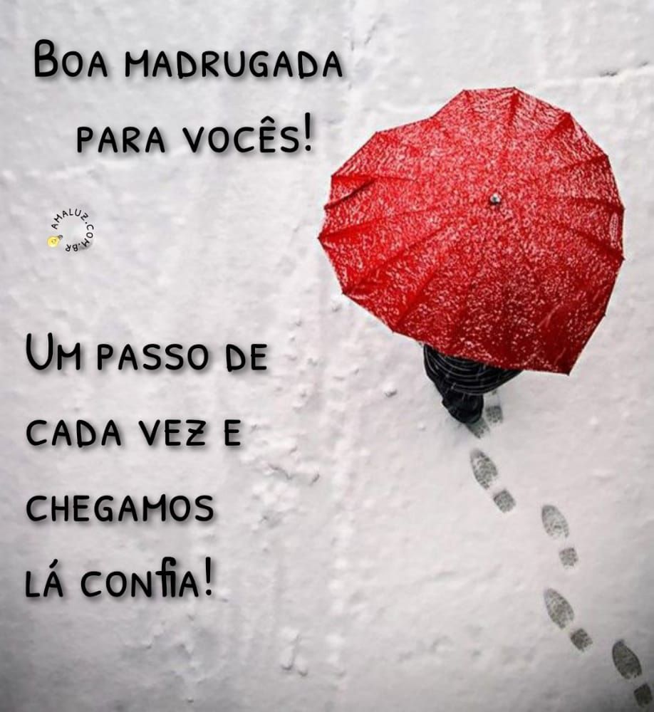 boa madrugada para vocês