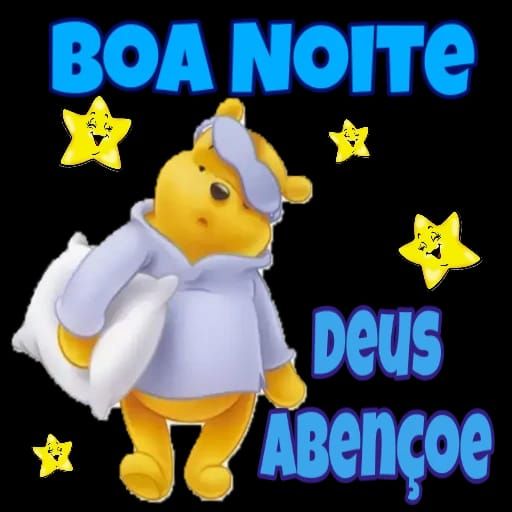 boa noite Deus abençoe figurinha