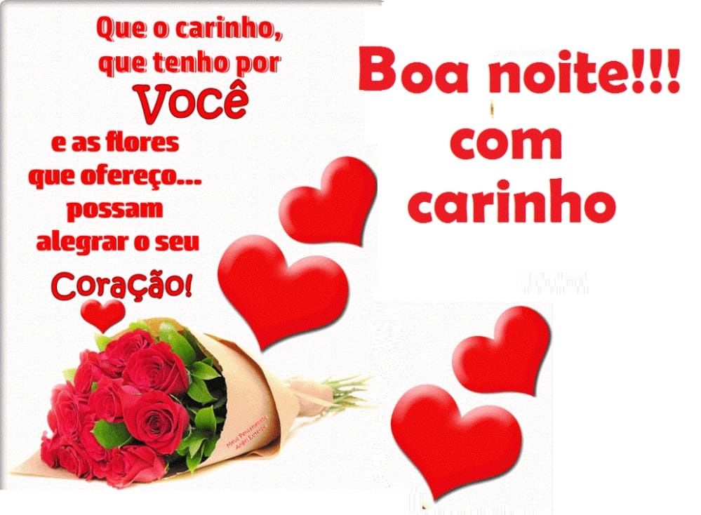 boa noite com carinho