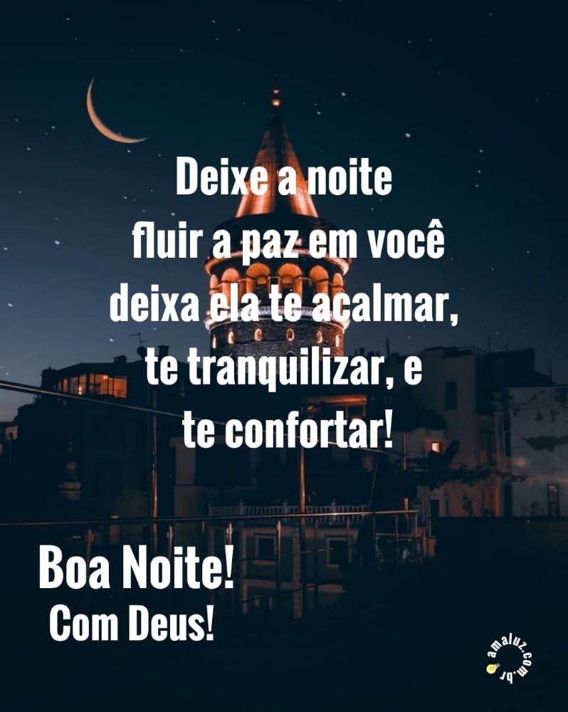 boa noite deixe a noite fluir