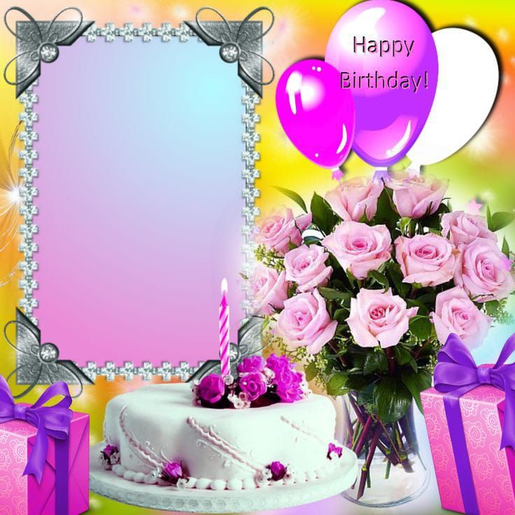 feliz aniversario com molduras bonitas