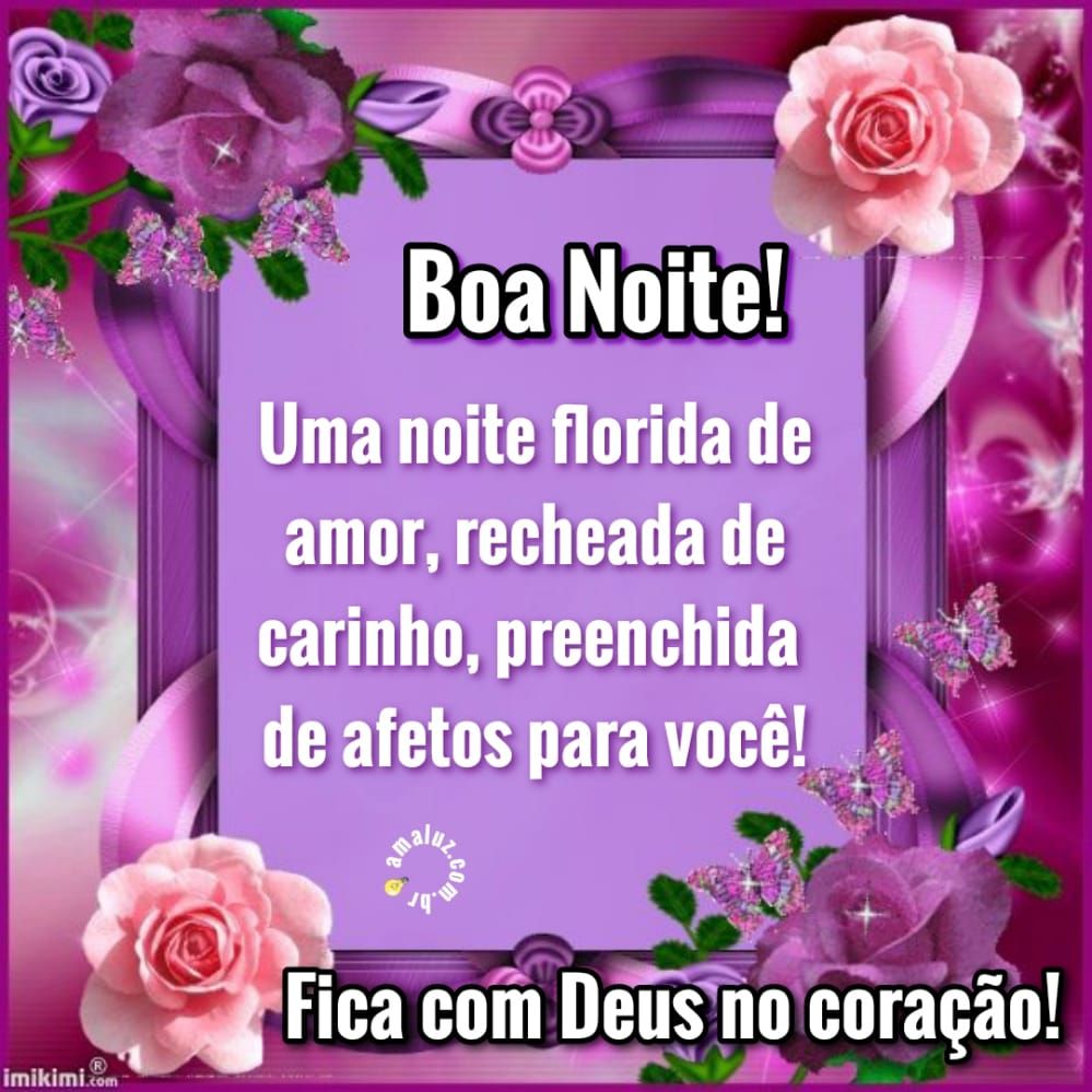 fica com Deus no coração boa noite